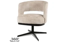 Eetkamerstoelen-Monari Design Eetkamerstoel Geweven Ecru Verto