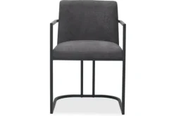 Eetkamerstoelen-Tower Living Eetkamerstoel Graphite Archi