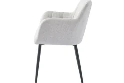 Eetkamerstoelen-Livingfurn Eetkamerstoel Greige Bronco