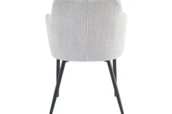 Eetkamerstoelen-Livingfurn Eetkamerstoel Greige Bronco