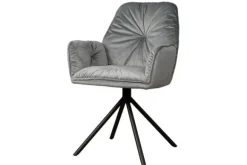 Eetkamerstoelen-Tower Living Eetkamerstoel Grey Palma