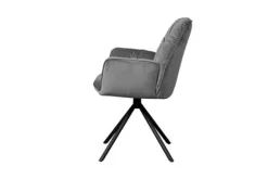 Eetkamerstoelen-Tower Living Eetkamerstoel Grey Palma