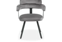 Online Eetkamerstoel Grijs HU-77.025 Bardio Eetkamerstoelen