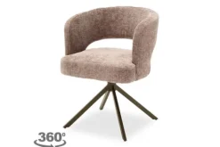 Eetkamerstoelen-By Amelie Eetkamerstoel Haga 39 Cappuccino Penny