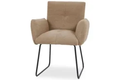 Eetkamerstoelen-Tower Living Eetkamerstoel Light Brown Dante