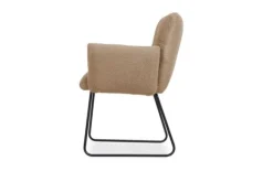 Eetkamerstoelen-Tower Living Eetkamerstoel Light Brown Dante