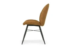 Eetkamerstoelen-Olijk Eetkamerstoel Luxor Cognac Eva