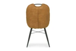 Eetkamerstoelen-Olijk Eetkamerstoel Luxor Cognac Eva