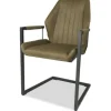 Eetkamerstoelen-Olijk Eetkamerstoel moss Cara