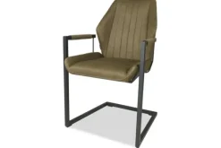 Eetkamerstoelen-Olijk Eetkamerstoel moss Cara
