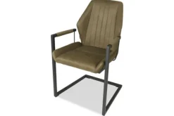 Eetkamerstoelen-Olijk Eetkamerstoel moss Cara