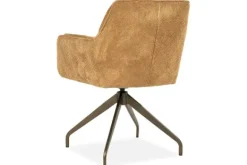 Eetkamerstoelen-Eleonora Meubelen Eetkamerstoel Mosterd 96460 Hugo