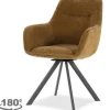 Eetkamerstoelen-By-Boo Eetkamerstoel Mustard 240096 Bliss II