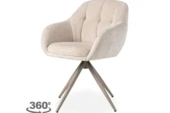 Eetkamerstoel Naturel FE-92.002 Esma Eetkamerstoelen