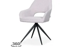 Eetkamerstoelen-Label51 Eetkamerstoel Naturel HU-77.020 Finley