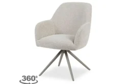 Eetkamerstoelen-Label51 Eetkamerstoel Naturel XY-91.002 Sayuri