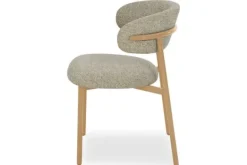Eetkamerstoelen-Livingfurn Eetkamerstoel Oak Micah