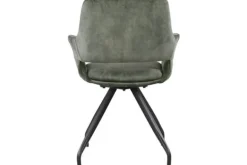 Eetkamerstoelen-Livingfurn Eetkamerstoel Olive Velvet Capp
