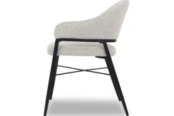 Eetkamerstoelen-Olijk Eetkamerstoel pearl Okke