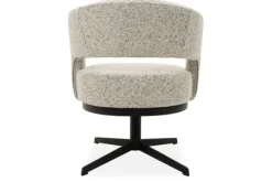 Eetkamerstoelen-Monari Design Eetkamerstoel Puente Beige Taupe Verto