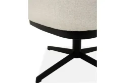 Eetkamerstoelen-Monari Design Eetkamerstoel Puente Cremé Wit Verto