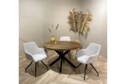 Eetkamerstoelen-Livingfurn Eetkamerstoel Sand Duke