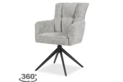 Eetkamerstoelen-Tower Living Eetkamerstoel Silver Bardi