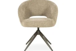 Eetkamerstoelen-Eleonora Meubelen Eetkamerstoel Taupe 96475 Alissa