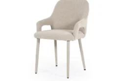 Eetkamerstoelen-By-Boo Eetkamerstoel Taupe 240241 Fika