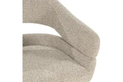 Eetkamerstoelen-Eleonora Meubelen Eetkamerstoel Taupe 96457 Hailey