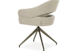 Eetkamerstoelen-Eleonora Meubelen Eetkamerstoel Taupe 96457 Hailey