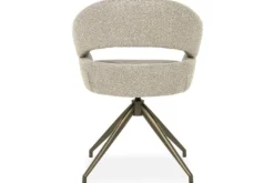 Eetkamerstoelen-Eleonora Meubelen Eetkamerstoel Taupe 96457 Hailey