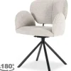 New Eetkamerstoel Taupe 96120 Rosalin Eetkamerstoelen