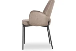 Eetkamerstoelen-Label51 Eetkamerstoel Taupe IH-50.191 Joni