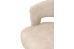 Eetkamerstoelen-Monari Design Eetkamerstoel Velvet Beige Verto