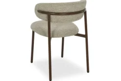 Eetkamerstoelen-Livingfurn Eetkamerstoel Walnut Micah