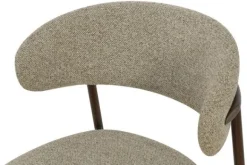 Eetkamerstoelen-Livingfurn Eetkamerstoel Walnut Micah