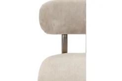 Eetkamerstoelen-Kaizen Design Eetkamerstoel Wave Beige - Anodic Brown Ravon