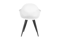 Eetkamerstoelen-Label51 Eetkamerstoel Wit FF-45.000 Luca