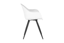 Eetkamerstoelen-Label51 Eetkamerstoel Wit FF-45.000 Luca