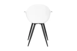 Eetkamerstoelen-Label51 Eetkamerstoel Wit FF-45.000 Luca