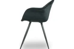 Eetkamerstoelen-Label51 Eetkamerstoel Zwart FF-45.035 Forli