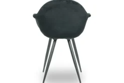 Eetkamerstoelen-Label51 Eetkamerstoel Zwart FF-45.035 Forli