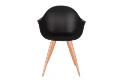 Eetkamerstoelen-Label51 Eetkamerstoel Zwart FF-45.013 Parma