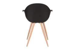 Eetkamerstoelen-Label51 Eetkamerstoel Zwart FF-45.013 Parma