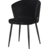 Eetkamerstoelen-Label51 Eetkamerstoel Zwart UK-30.395 Wave