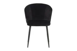 Eetkamerstoelen-Label51 Eetkamerstoel Zwart UK-30.395 Wave