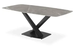 Eettafels-Leska Eetkamertafel  Dalhem Grijs