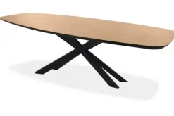 Eettafels-Country Style Eetkamertafel Danois Zwart