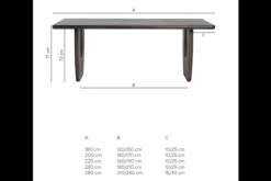 Eettafels-MySons Eetkamertafel Handai